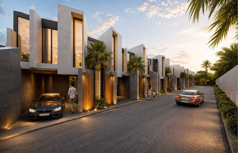 Exterior of townhouse in Rawai