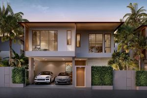 Two-storey villa with private pool in Talang area, Phuket in Azalea Bangjo complex