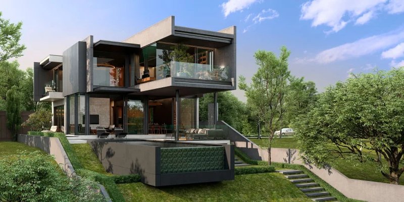 4 Bedroom Villa with Pool in Rawai, Phuket at The Grand Sea Through