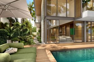 Two-storey villa with private pool in Talang area, Phuket in Azalea Bangjo complex