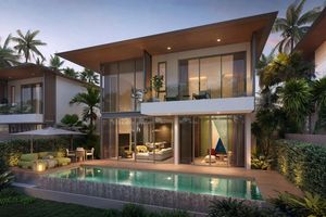 Two-storey villa with private pool in Talang area, Phuket in Azalea Bangjo complex