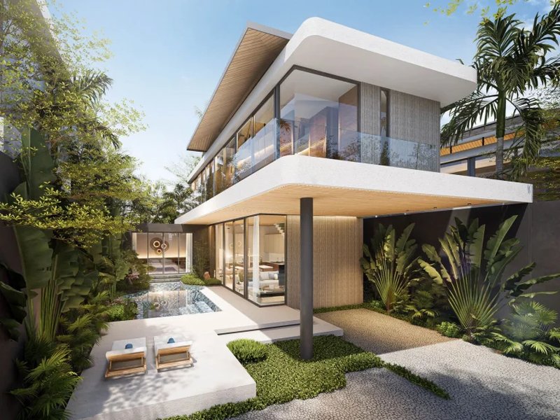 Two-storey 3 bedroom villa with pool in Layan, Phuket at Aileen Villas Layan