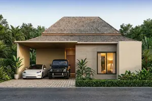 Exterior of villa in Si Sunthon