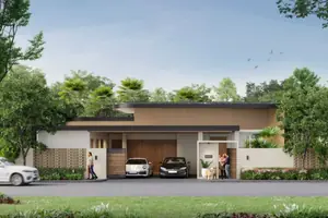 ภายนอกของวิลล่า ในเทพกระษัตรี