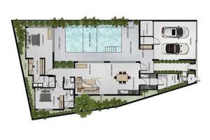 2 Bedroom villa with private pool in Talang, Phuket at The Peaceful Villas Complex