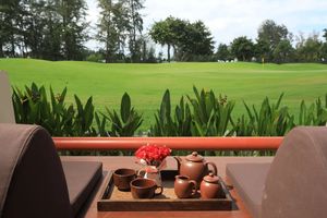 Two-storey villa with golf course view for rent in Bang Tao, Phuket