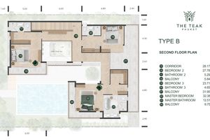 Two-storey 5 bedroom villa with private pool in Bang Tao, Phuket at The Teak Phuket Complex