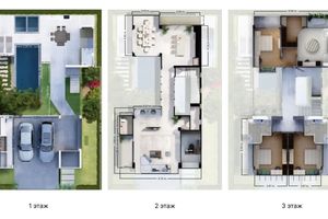 Трехэтажная вилла с 3 спальнями и бассейном в районе Лагуна, Пхукет в Marquis Estates