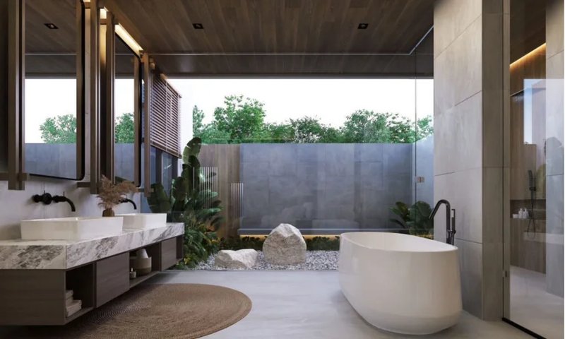 Двухэтажная вилла с 3 спальнями и бассейном в районе Чернг Талай, Пхукет в Villa Maya