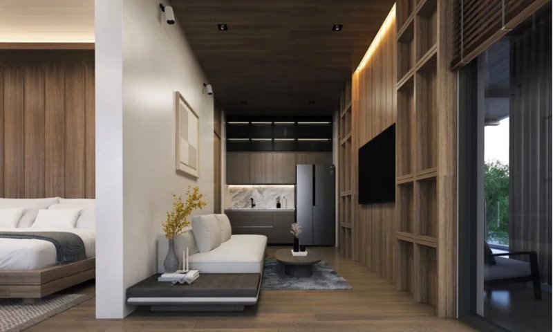 Двухэтажная вилла с 3 спальнями и бассейном в районе Чернг Талай, Пхукет в Villa Maya