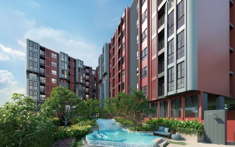 Spacious 1 Bedroom Apartment in Wichit Area, Phuket at The Base Bukit