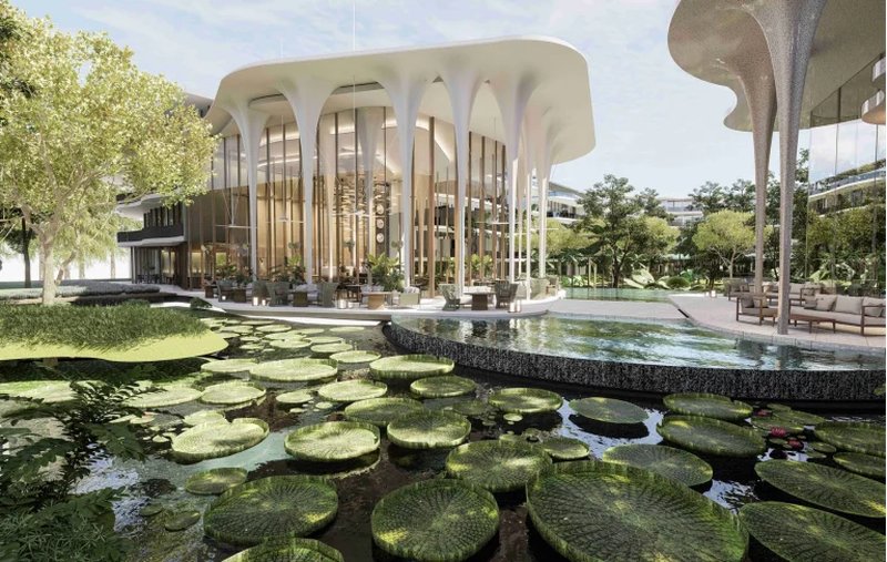 Duplex penthouse with 2 bedrooms and private pool with sea view in Laguna area, Phuket at Garrya Residences