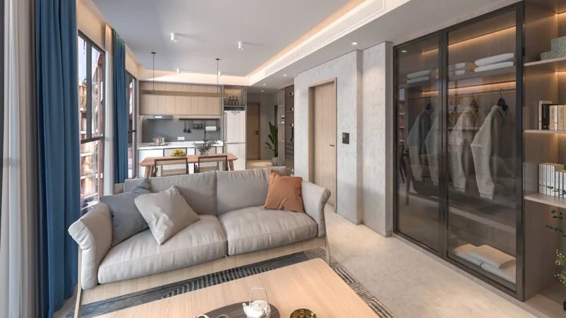 Spacious studio near Bang Tao Beach, Phuket at Sunshine Beach Resort & Residences