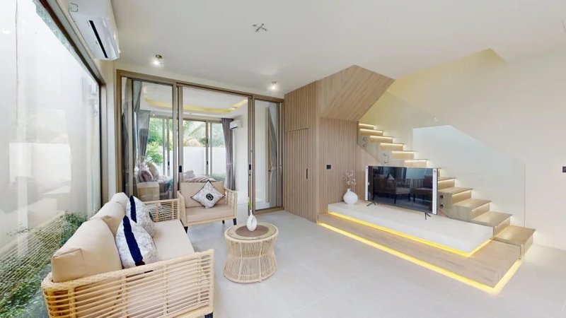 Two-storey 3 bedroom villa with private pool in Talang area, Phuket at Prime Villas Srisoonthorn