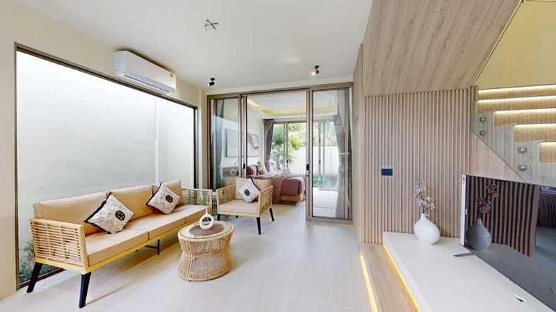 Two-storey 3 bedroom villa with private pool in Talang area, Phuket at Prime Villas Srisoonthorn