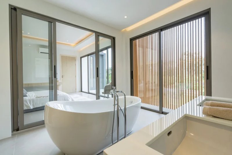 Modern two-storey villa with private pool in Talang, Phuket at Rachada Pool Villa