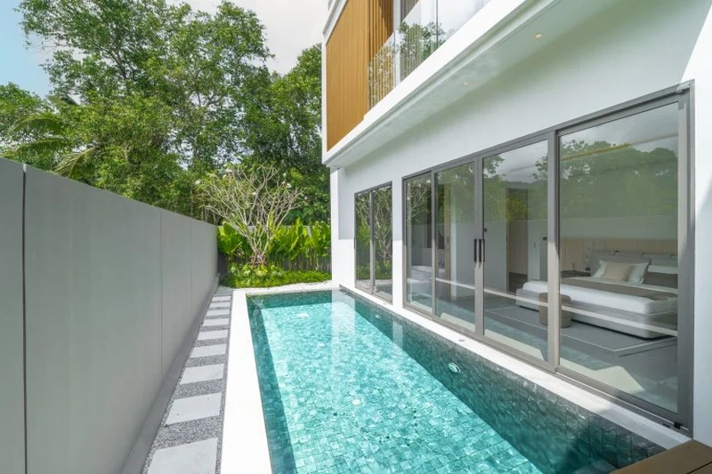 Modern two-storey villa with private pool in Talang, Phuket at Rachada Pool Villa
