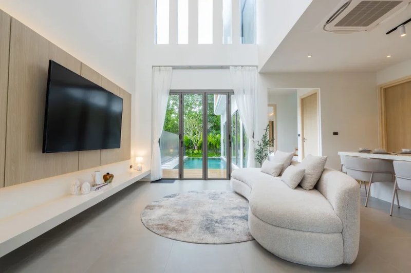 Modern two-storey villa with private pool in Talang, Phuket at Rachada Pool Villa