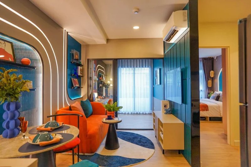 One Bedroom Apartment of 34 sq.m. in Talang, Phuket at The Cube Amaze Srisoonthon
