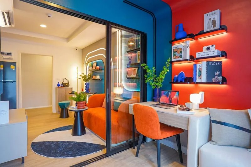 One Bedroom Apartment of 34 sq.m. in Talang, Phuket at The Cube Amaze Srisoonthon