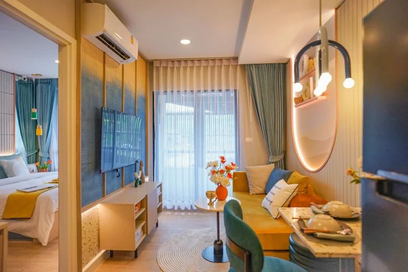 One Bedroom Apartment of 29 sq.m in Talang, Phuket at The Cube Amaze Srisoonthon