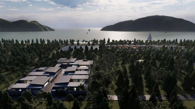 4 Bedroom villa with pool next to the sea in Chalong area, Phuket at Sea Central Villa