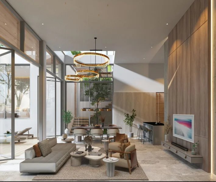 Two-storey 4 bedroom villa with swimming pool near Layan Beach, Phuket at Walai Layan Villas