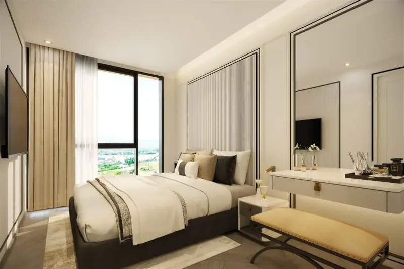 ห้องนอนของคอนโดมิเนียม ในเชิงตะไล