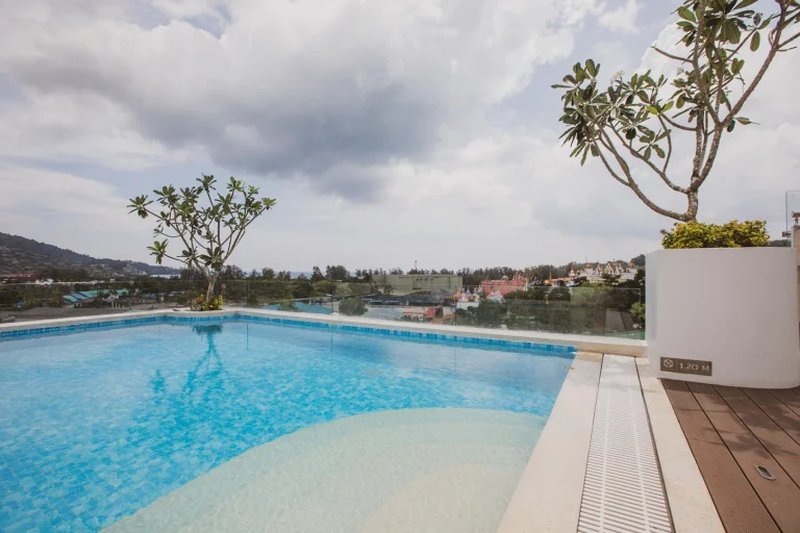 Studio apartment with panoramic mountain views near Kamala Beach, Phuket for rent in Fantasea Condo Kamala complex