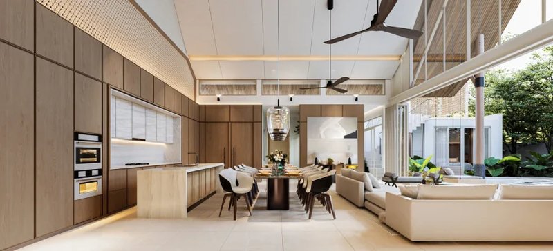 Modern Asian style villa with pool in Cherng Talai area, Phuket in Erawana Grand