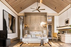 Modern Asian style villa with pool in Cherng Talai area, Phuket in Erawana Grand