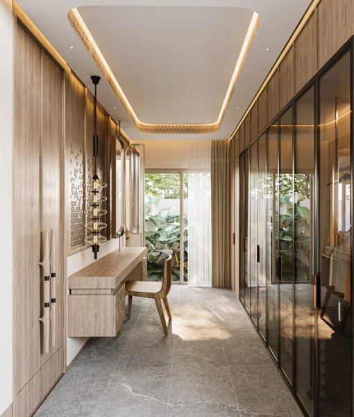 Modern Asian style villa with pool in Cherng Talai area, Phuket in Erawana Grand