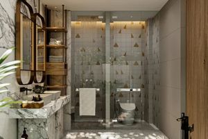 Modern Asian style villa with pool in Cherng Talai area, Phuket in Erawana Grand