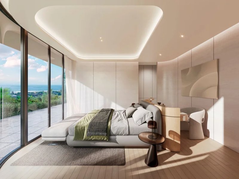 Three-storey villa with sea view in Kata area, Phuket in Aurora Villa complex