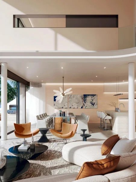 Three-storey villa with sea view in Kata area, Phuket in Aurora Villa complex