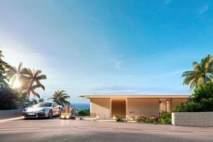 Three-storey villa with sea view in Kata area, Phuket in Aurora Villa complex