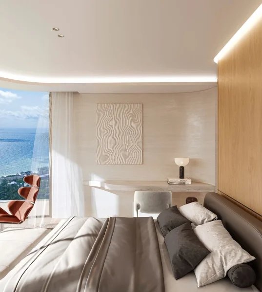 Three-storey villa with sea view in Kata area, Phuket in Aurora Villa complex