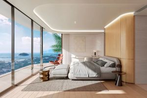 Three-storey villa with sea view in Kata area, Phuket in Aurora Villa complex