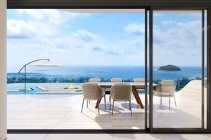 Three-storey villa with sea view in Kata area, Phuket in Aurora Villa complex