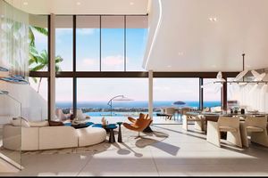 Three-storey villa with sea view in Kata area, Phuket in Aurora Villa complex