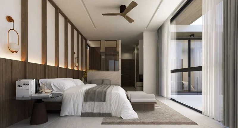 วิลล่าสองชั้น 3 ห้องนอนพร้อมสระว่ายน้ำส่วนตัวในบางเทา,ภูเก็ตที่ดารียาวิลล่าคอมเพล็กซ์