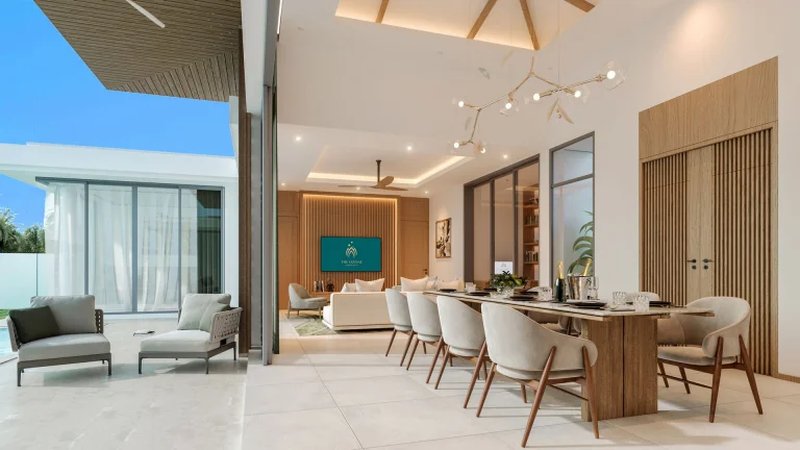 3 Bedroom Villa with Pool in Bang Tao area, Phuket in The Ozone Campus Villa complex