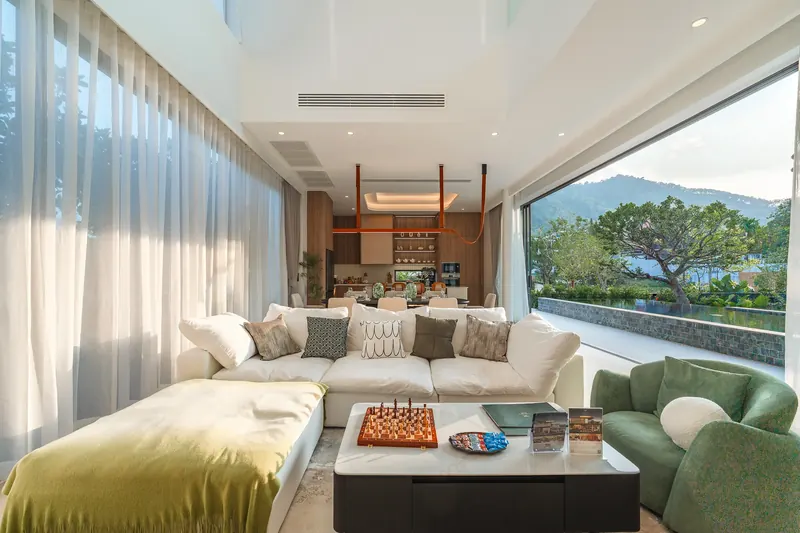 Interior of villa in Choeng Thale