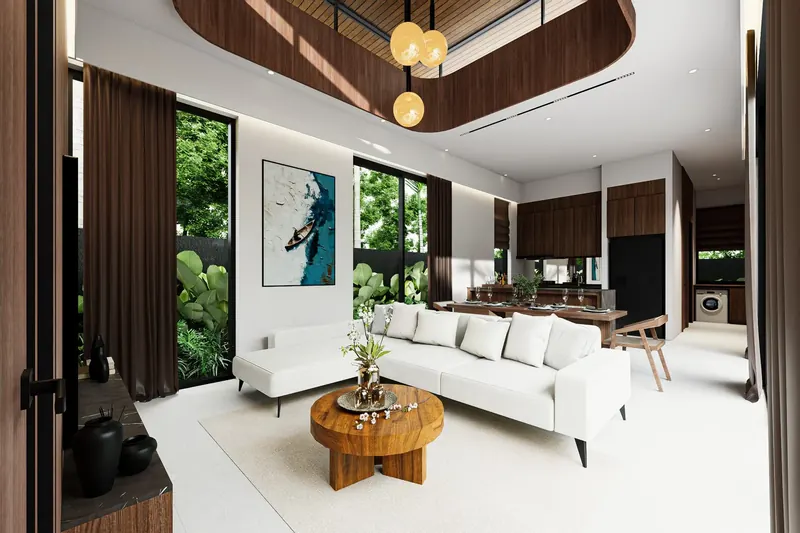 Interior of villa in Bangtao