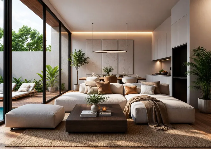 Interior of townhouse in Rawai