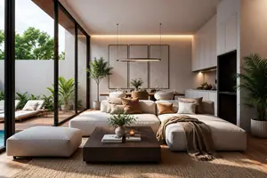 Interior of townhouse in Rawai