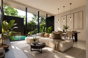 Interior of townhouse in Rawai