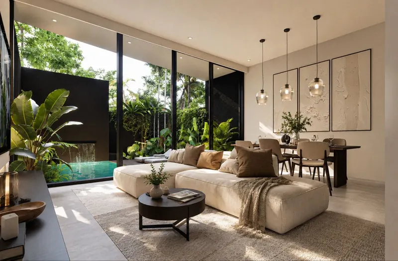 Interior of townhouse in Rawai