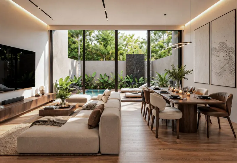 Interior of townhouse in Rawai