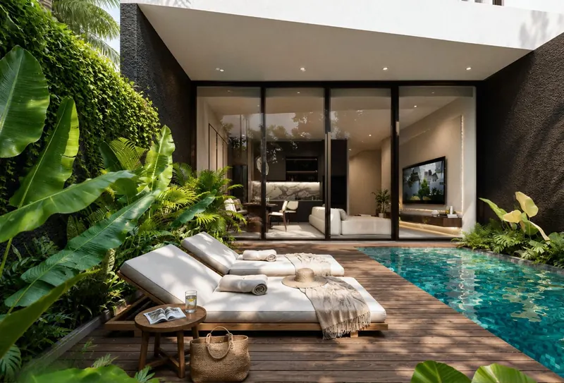 Interior of townhouse in Rawai